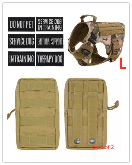 Harnais Tactique Anti-Traction TitanJouets - Nylon 1050D pour Chiens Puissants