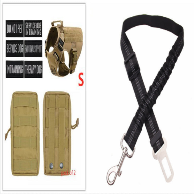 Harnais Tactique Anti-Traction TitanJouets - Nylon 1050D pour Chiens Puissants