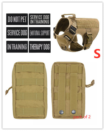 Harnais Tactique Anti-Traction TitanJouets - Nylon 1050D pour Chiens Puissants